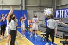Mikayla Pucci 1000th  Wheaton College women's basketball’s Mikayla Pucci is honored after scoring her 1000th career point. - Photo By: KEITH NORDSTROM : Wheaton, basketball, Mikayla Pucci, 1000th